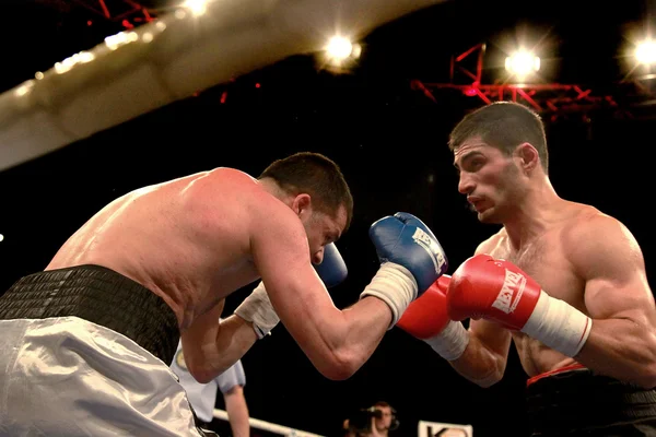 Odessa, Ukraine - May 31, 2014: In the boxing ring Mishiko Besel — Stock Photo, Image