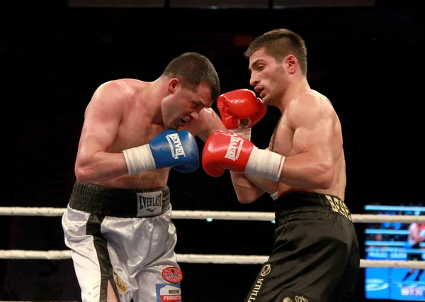 Odessa, Ukraine - May 31, 2014: In the boxing ring Mishiko Besel — Stock Photo, Image