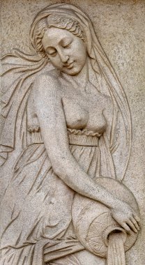 taş cephe açık havada dekorasyon antik Yunan Mitleri sahneleri