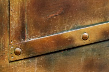 pirinç levha doku, eski metal arka plan.