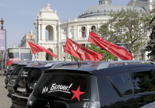 Odessa maja 4: zdarzenia dla uczczenia rocznicy victo — Zdjęcie stockowe