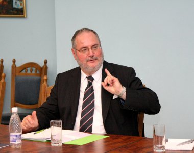 Odessa, Ukrayna - 30 Haziran 2010: Fransız Heyeti Başkan ve