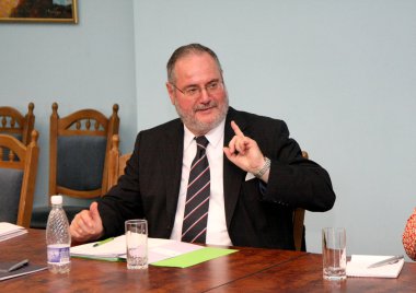 Odessa, Ukrayna - 30 Haziran 2010: Fransız Heyeti Başkan ve