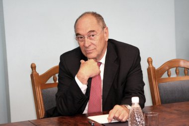 Odessa, Ukrayna - 30 Haziran 2010: Fransız Heyeti Başkan ve
