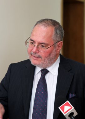 Odessa, Ukrayna - 25 Eylül 2010: Fransız büyükelçisi ukrai