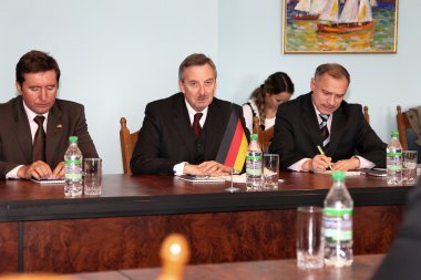 Odessa, Ukrayna - ö. 4 Ekim 2010: Büyükelçi olağanüstü ve 