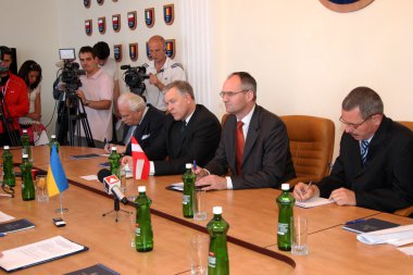 Odessa, Ukrayna - ö. 26 Mayıs 2011: Büyükelçi olağanüstü ve ple
