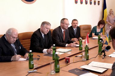 Odessa, Ukrayna - ö. 26 Mayıs 2011: Büyükelçi olağanüstü ve ple