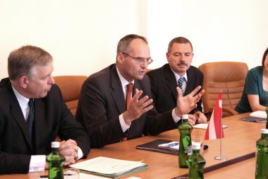 Odessa, Ukrayna - ö. 26 Mayıs 2011: Büyükelçi olağanüstü ve ple