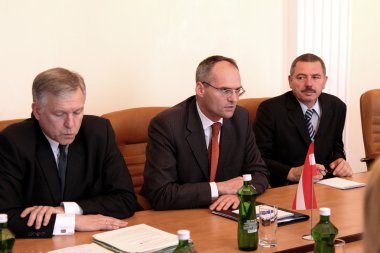 Odessa, Ukrayna - ö. 26 Mayıs 2011: Büyükelçi olağanüstü ve ple