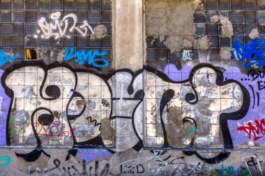 красиві Вуличне мистецтво графіті. Анотація творчі малювання моди