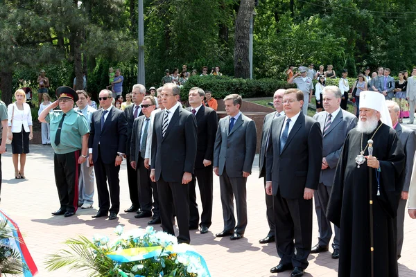 敖德萨、 乌克兰-2011 年 6 月 4 日： t 外交部部长 — 图库照片