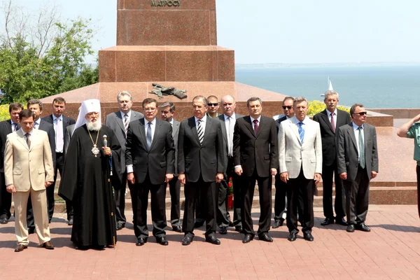 Οδησσός, Ουκρανία - 4 Ιουνίου, 2011: Υπουργός των Εξωτερικών Υποθέσεων του t — Φωτογραφία Αρχείου