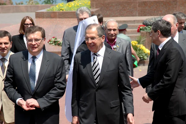 Odessa, Ukraine - June 4, 2011: Minister of Foreign Affairs of t — Stock Photo, Image