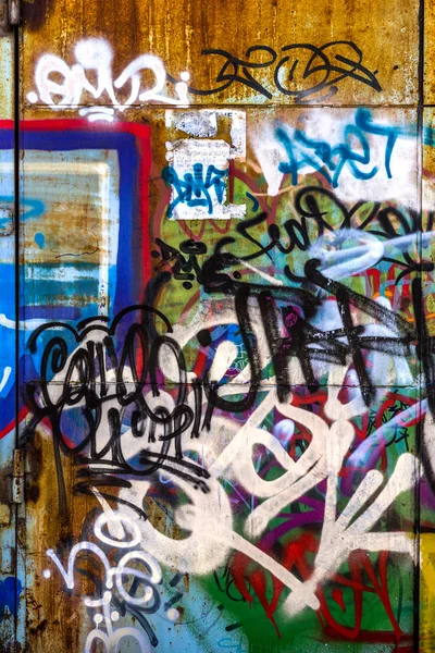 Vackra gatukonst graffiti. abstrakt kreativa ritning mode — Stockfoto