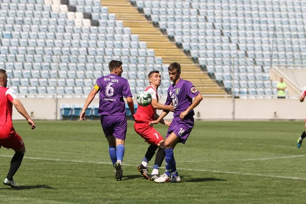 Odessa Ucraina Agosto 2021 Calcio Tradizionale Coppa Ucraina Tra Veterani — Foto Stock