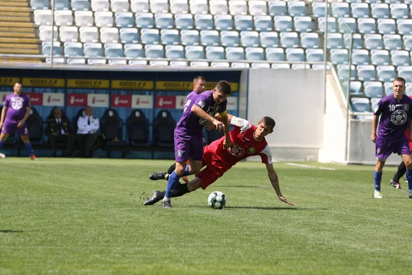 Odessa Ukraine Aug 2021 Football 우크라이나 Ato 용사들 사이에서 군인들은 — 스톡 사진