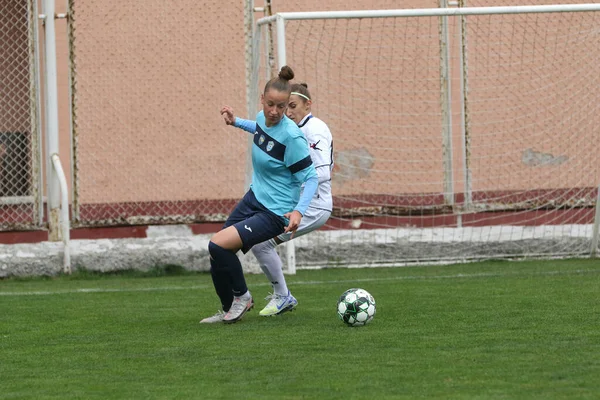 Odessa Ucrânia Dezembro 2021 Futebol Feminino Campo Grama Estádio Campeonato — Fotografia de Stock