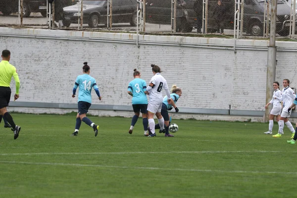 Odessa Ucraina Dicembre 2021 Calcio Femminile Sul Campo Erba Dello — Foto Stock