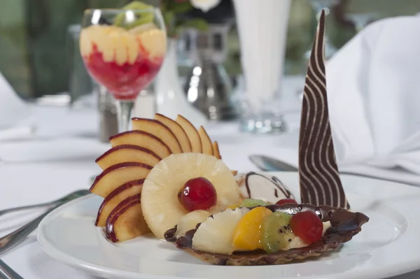 Salada de frutas de luxo a la carte — Fotografia de Stock