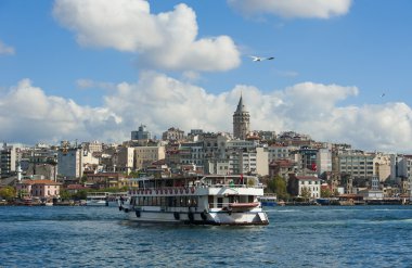 istanbul'da boğaz Cityscape