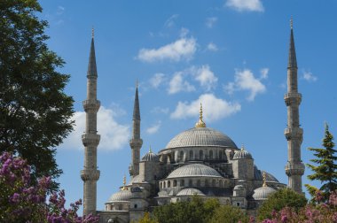 istanbul'da Sultanahmet Camii görünümü