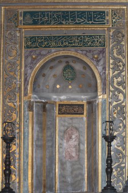 Vestibule inside Hagia Sophia in Istanbul