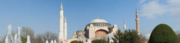 Vista de Hagia Sophia em Istambul Turquia — Fotografia de Stock