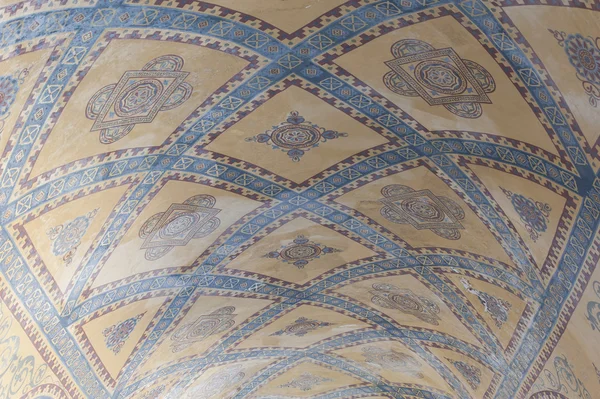 Interiérové stropní hagia Sofia v Istanbulu — Stock fotografie