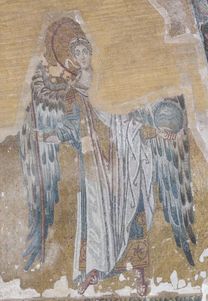 Mosaic artwork in Hagia Sophia Istanbul — Stock Photo, Image