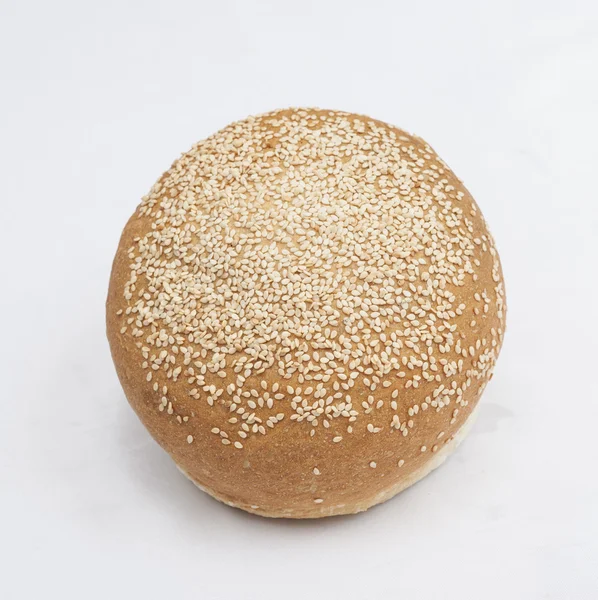 Pan de pan aislado en blanco — Foto de Stock