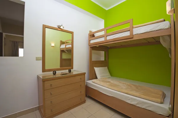 Dormitorio de lujo diseño interior —  Fotos de Stock