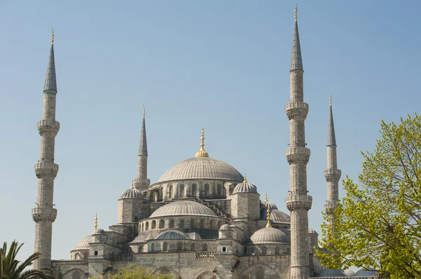Θέα το Μπλε Τζαμί στην Κωνσταντινούπολη — Φωτογραφία Αρχείου