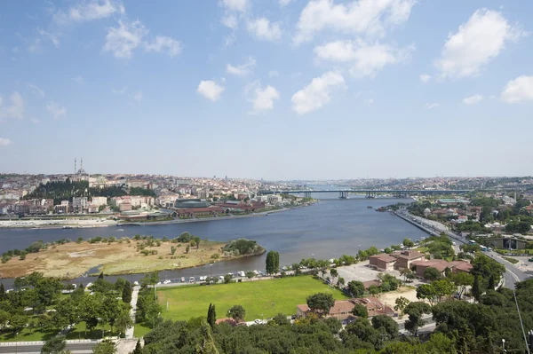 Vue aérienne sur Istanbul Turquie — Photo