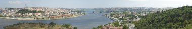 istanbul Türkiye üzerinden havadan görünümü