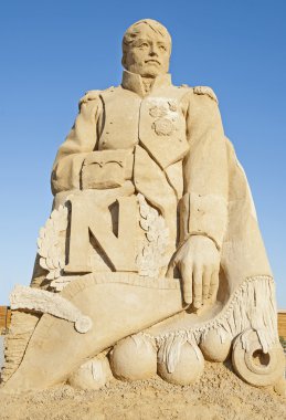 büyük kum heykel Napoleon bonaparte