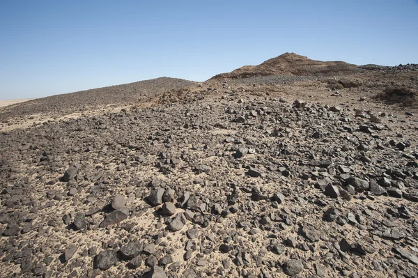 Rocky mountain slope in a desert — Stock Photo, Image