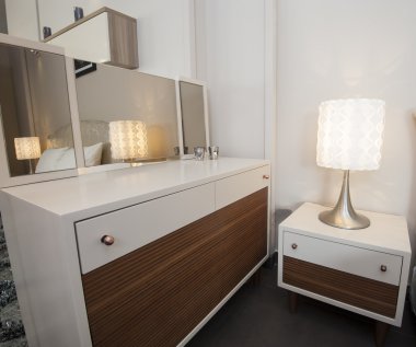 tuvalet Masası ve gösteri odasında ayna