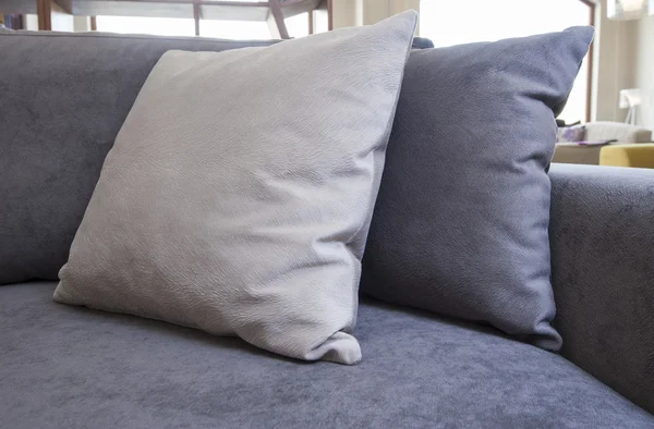 Zbliżenie poduszki na kanapie — Zdjęcie stockowe
