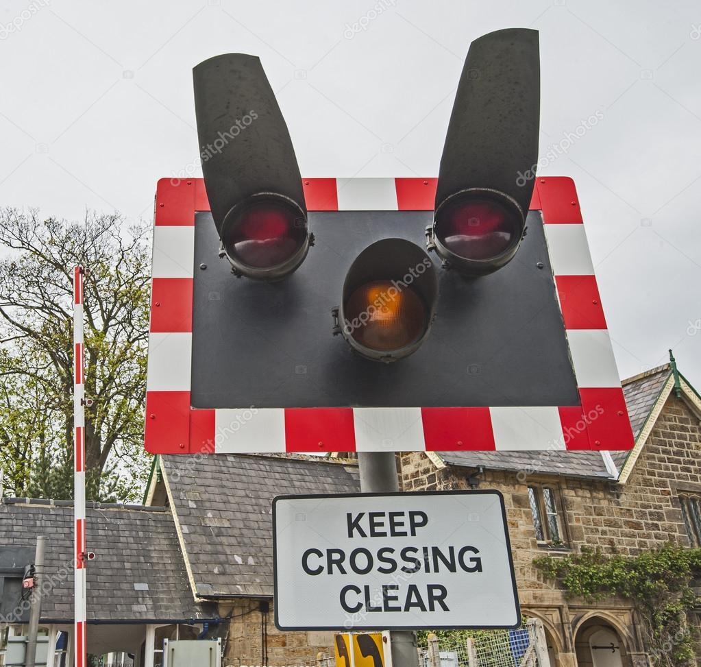 Level Crossing Warning Sign Stock Photo By C Paulvinten Level Crossing Warning Sign Stock Photo By C Paulvinten