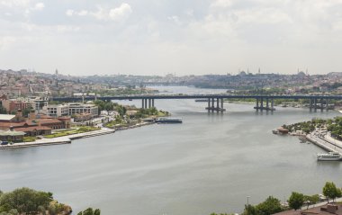 istanbul Türkiye üzerinden havadan görünümü