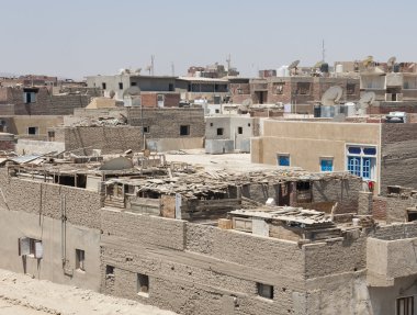 yoksul Afrika kasabada yerleşim bölgesi