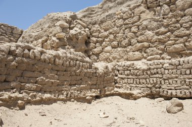 Eski Osmanlı fort bina duvarı