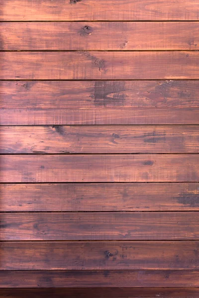 Madera vieja marrón oscuro Pared — Foto de Stock