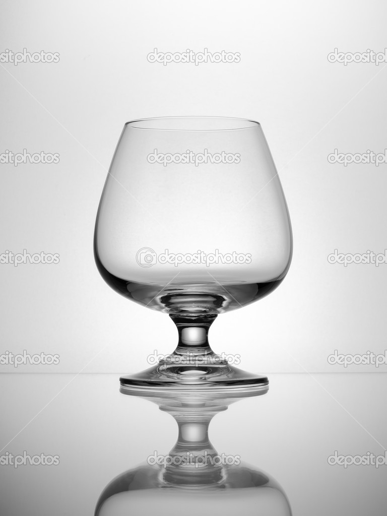 Empty Brandy Glass