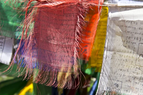 Banderas tibetanas — Foto de Stock