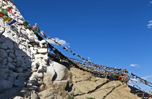 Banderas tibetanas — Foto de Stock