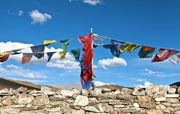 Drapeaux tibétains — Photo