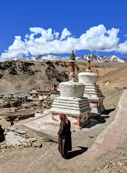 Boeddhistische chortens — Stockfoto