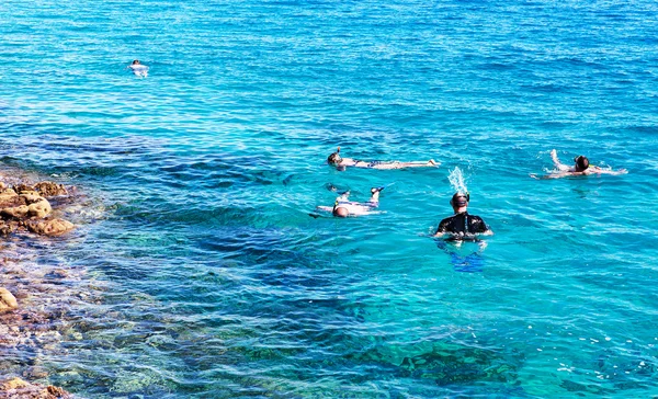 Dykning i Röda havet — Stockfoto